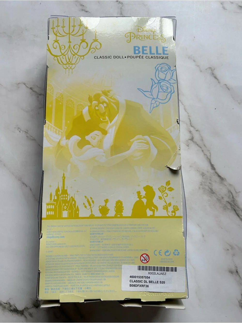 2020 Disney Princess Classic Beauty And The Beast Belle Doll With Pendant